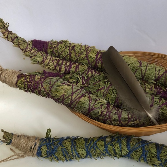 Cedar Cleansing Bundle. Hand wrapped - Picture 3 of 3